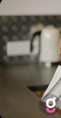Kitchen appliances wiped down during a deep clean